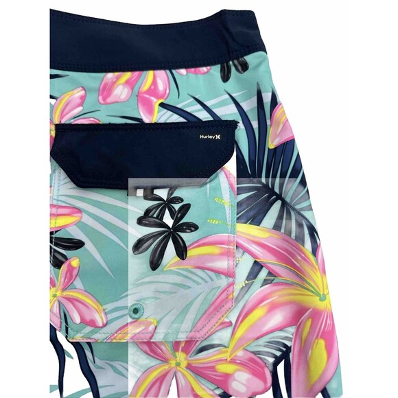 Men’s Hurley Phantom Classic 18" Boardshorts Stretch Aura Green Size 38 New - Picture 12 of 16